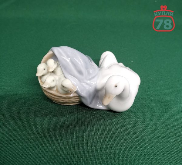 Ствтуэтка Lladro гусята в корзинке / 2780 — изображение 2