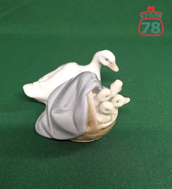 Ствтуэтка Lladro гусята в корзинке / 2780 — изображение 4
