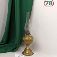Лампа керосиновая старинная латунь Англия / 2825