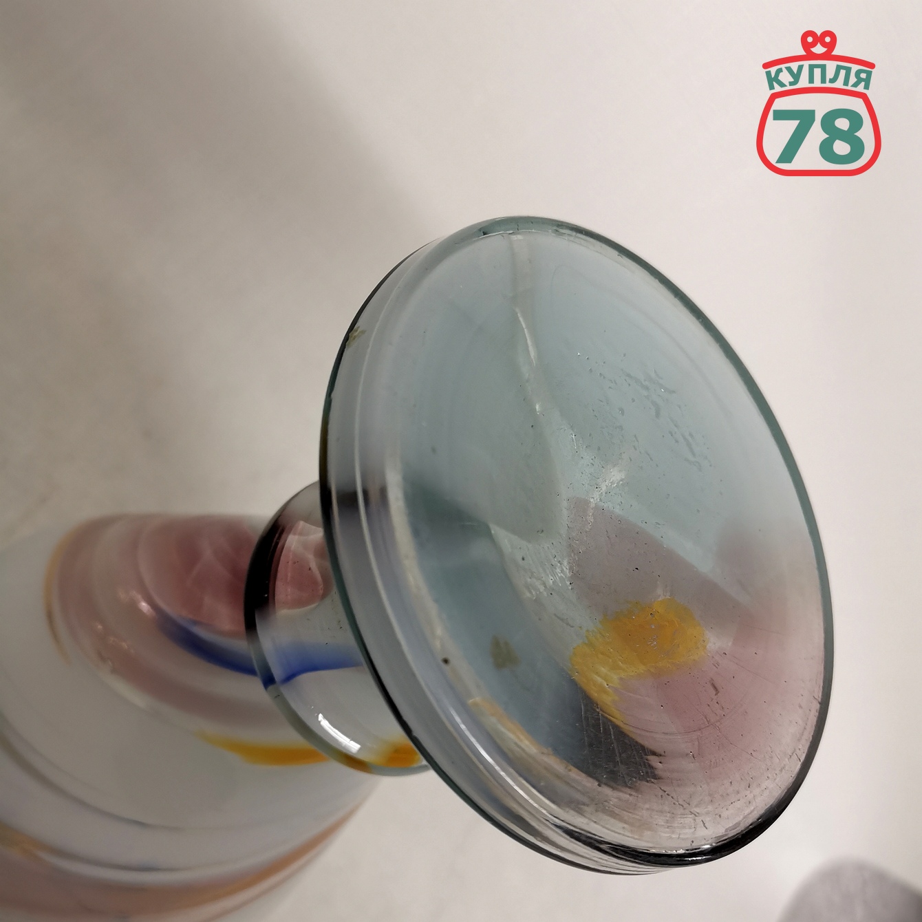 Ваза СССР винтаж завод Красный май / 2836 — изображение 3