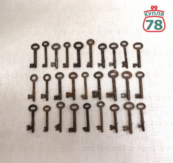 Ключ старинный кованный Европа 7