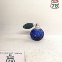 Распылитель для одеколона СССР синее стекло / 2960