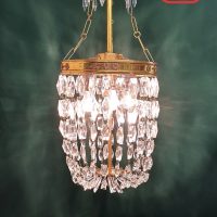 Люстра "груша" сталинский ампир хрусталь / 2962