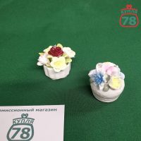 Статуэтка цветы фарфор Англия миниатюра / 2964