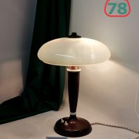 Лампа карболитовая СССР сталинский ампир белый плафон / 2969