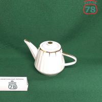 Чайник заварочный фарфор СССР Вербилки Золотой дождь