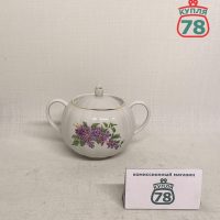 Сахарница фарфор Дулево Сирень / 2982