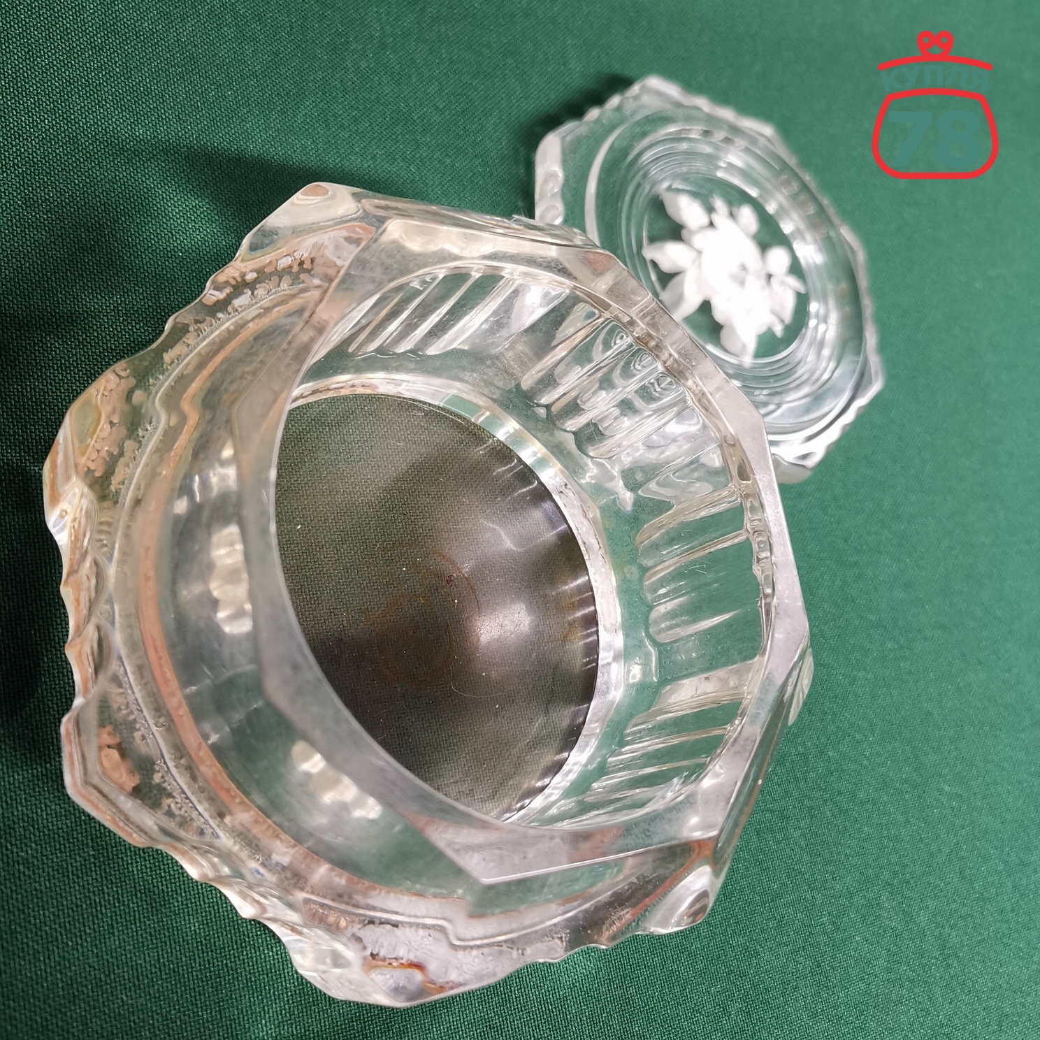 Шкатулка винтаж СССР эпоксидная смола / 2983 — изображение 3