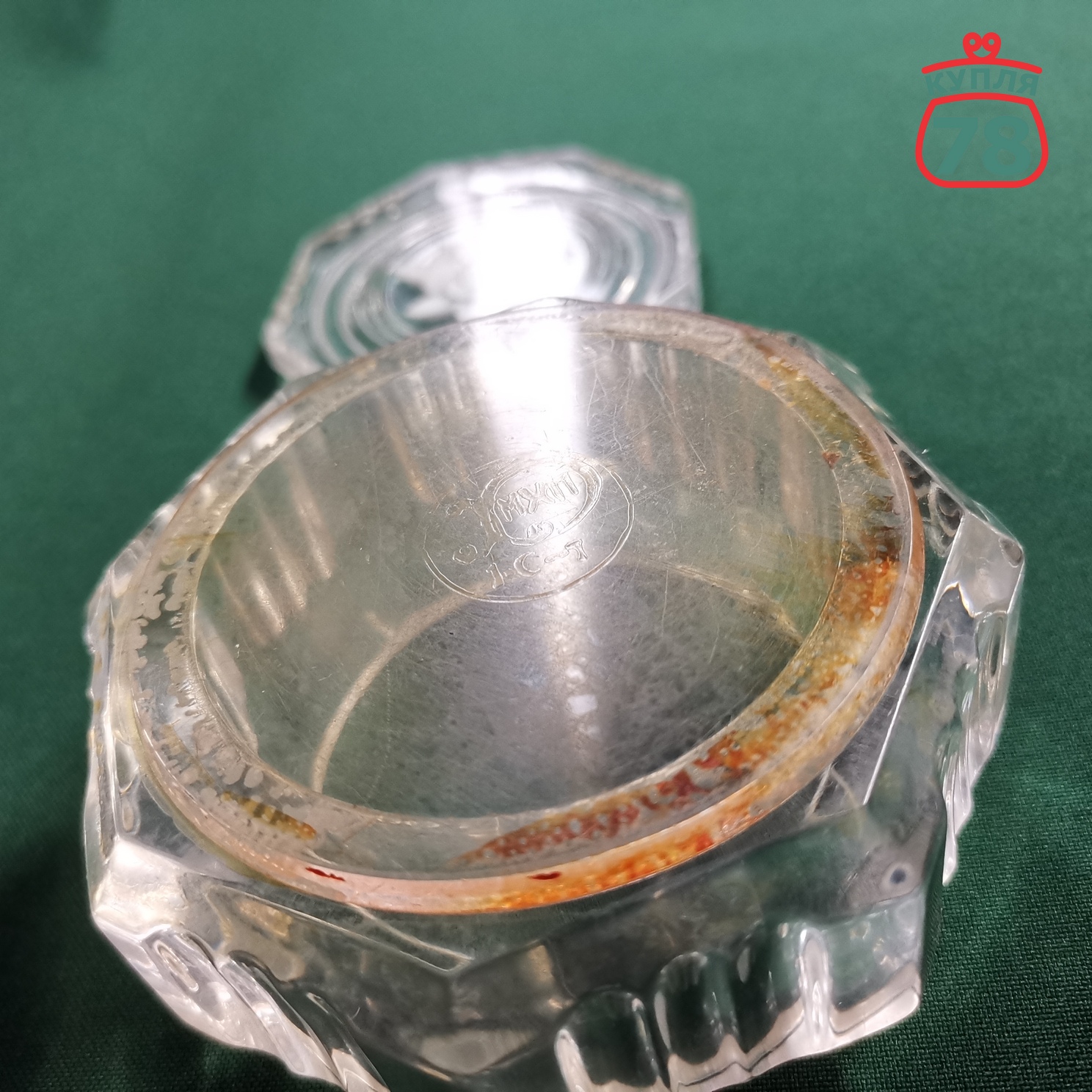 Шкатулка винтаж СССР эпоксидная смола / 2983 — изображение 4