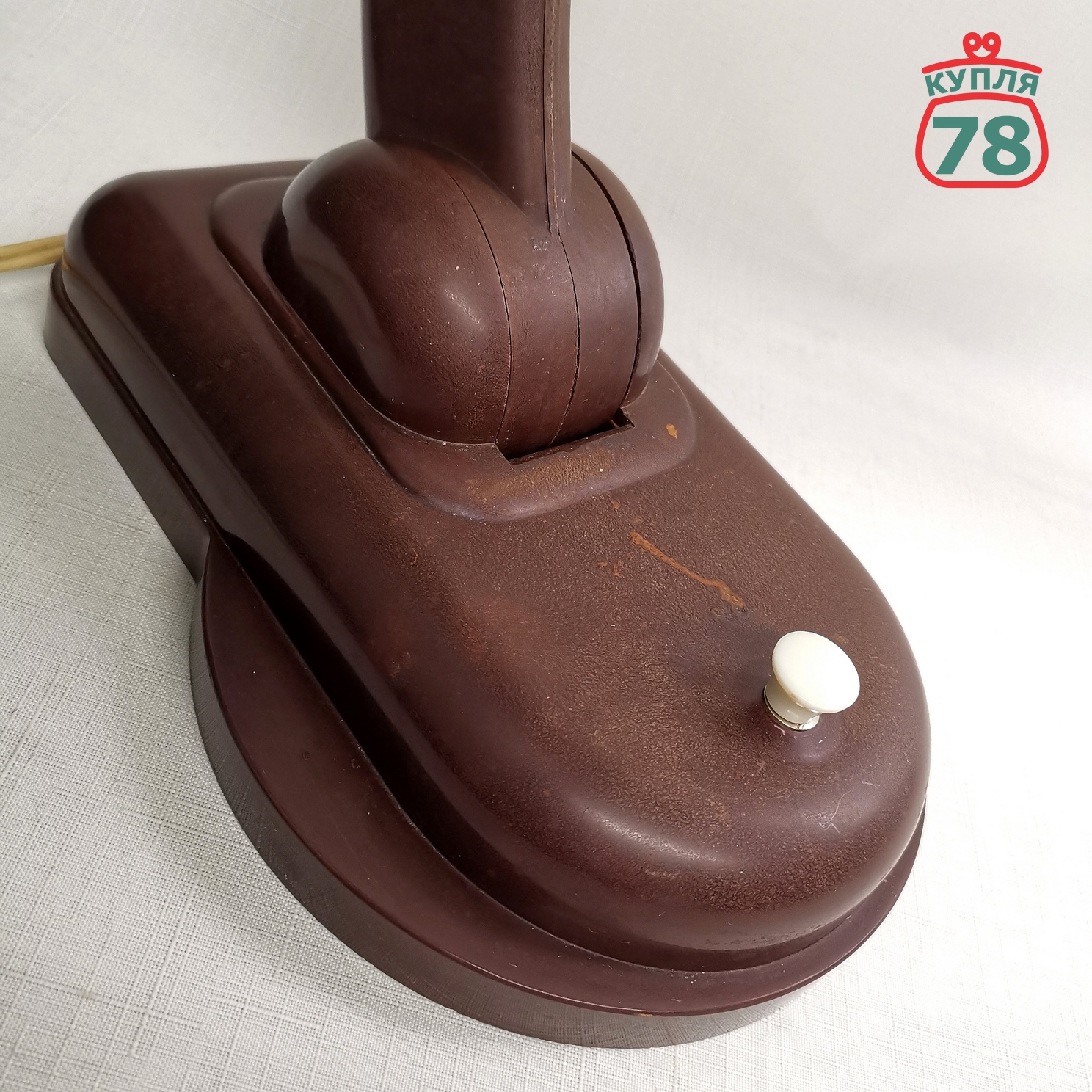 Лампа настольная СССР карболит нквд / 2986 — изображение 3