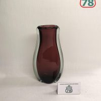 Ваза для цветов СССР Победа фиолетовое стекло / 3004