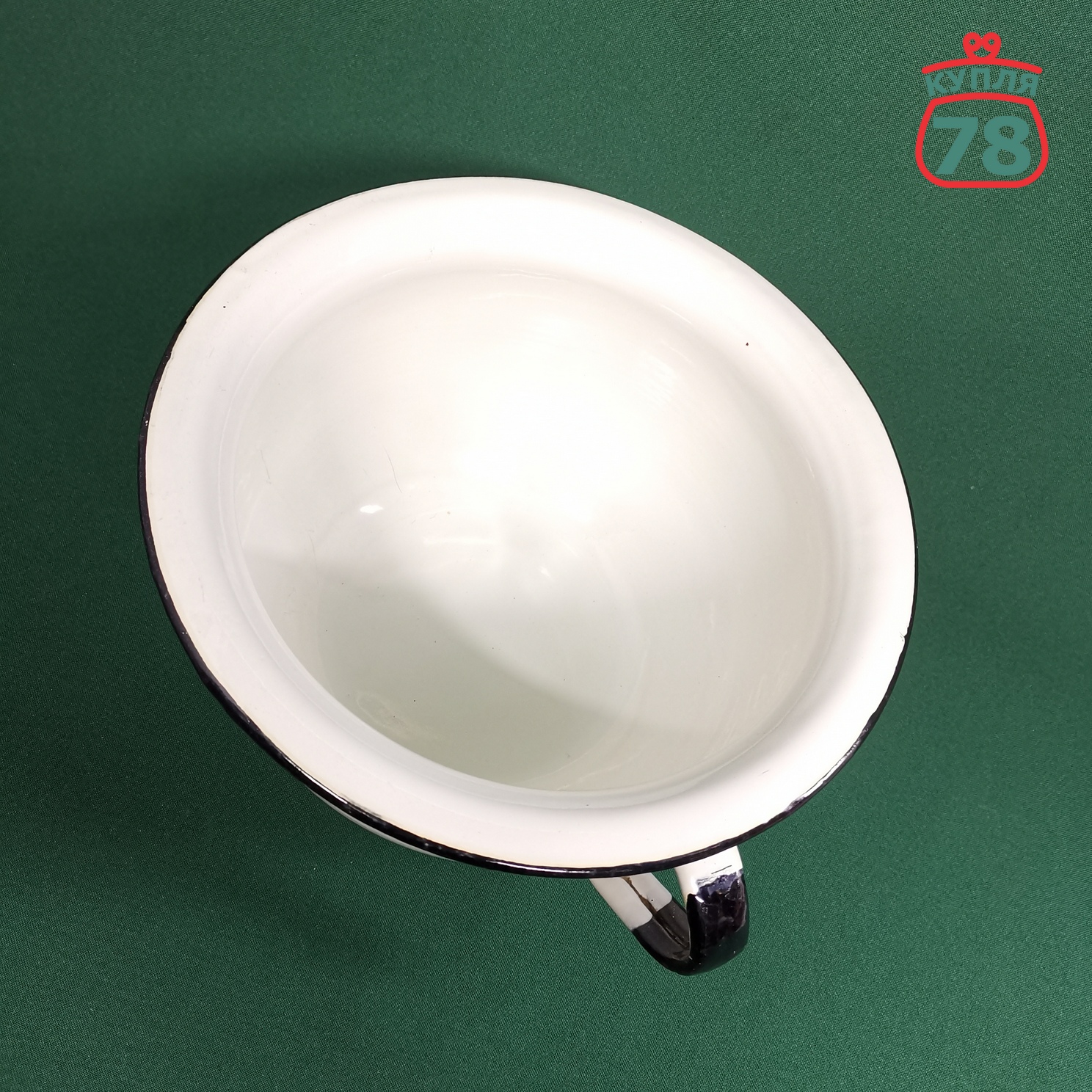 Горшок детский СССР эмалированный винтаж / 3008 — изображение 2