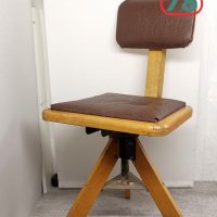 Стул СССР промышленный индустриальный вращающийся / 3015