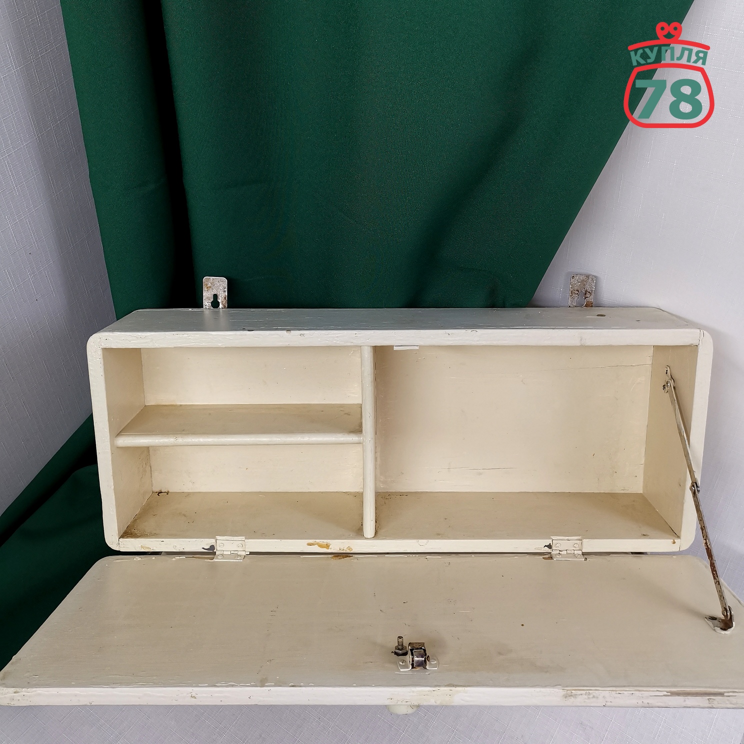 Полочка в ванную СССР винтаж деревянная / 3044 — изображение 2