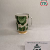 Бокал чайная пара Зелёный сад / 3051