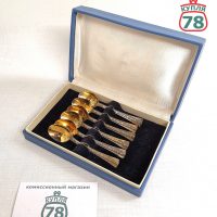 Набор ложки кофейные СССР Таллин централь в коробке / 3071
