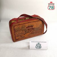 Сумка женская натуральная кожа винтаж Китай 50-е годы / 3115