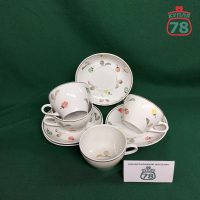 Чайная пара СССР винтаж Клевер Пролетарий / 3116