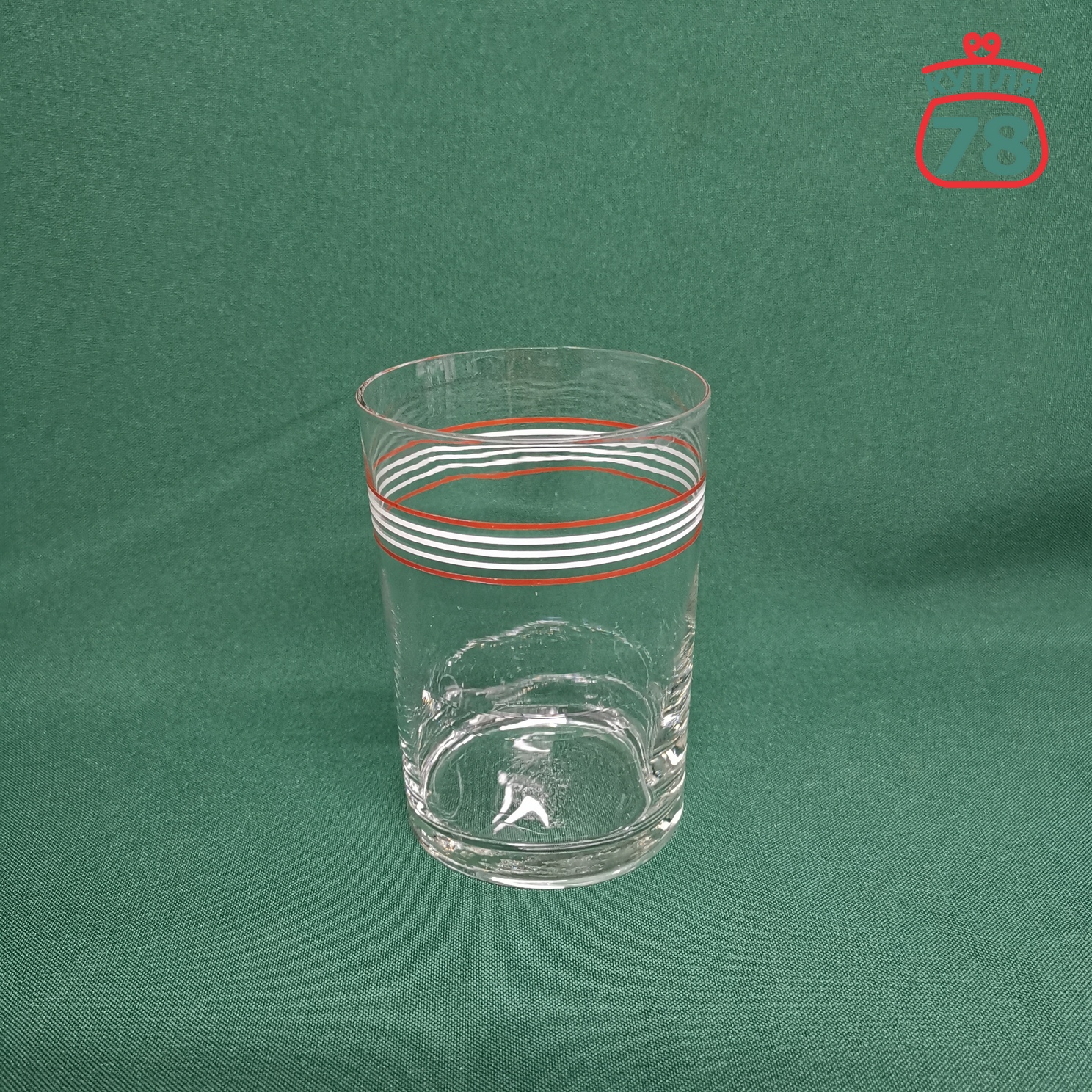 Стакан для подстаканника СССР тонкое стекло / 3121 — изображение 2