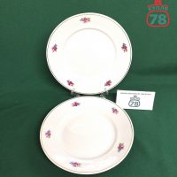 Тарелки винтаж СССР 2 шт Розы и незабудки / 3127