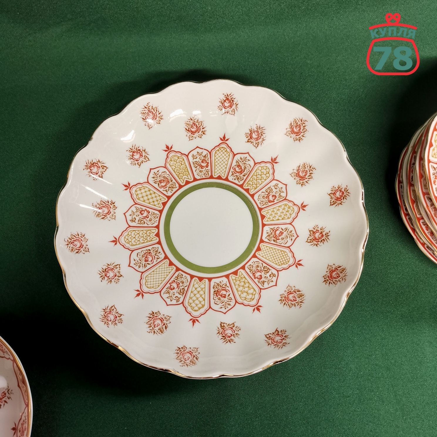 Сервиз чайный ЛФЗ Розовый фриз / 3132 — изображение 2