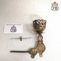 Лампадка старинная латунная / 3141
