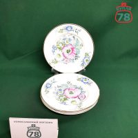 Тарелки десертные пирожковые ЛФЗ Полевой букет 3 шт / 3154