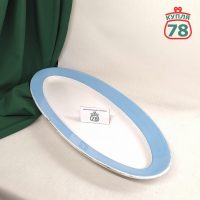 Блюдо большое для рыбы старинное Кузнецов фарфор / 3155