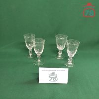Рюмки резные стекло винтаж СССР / 3159