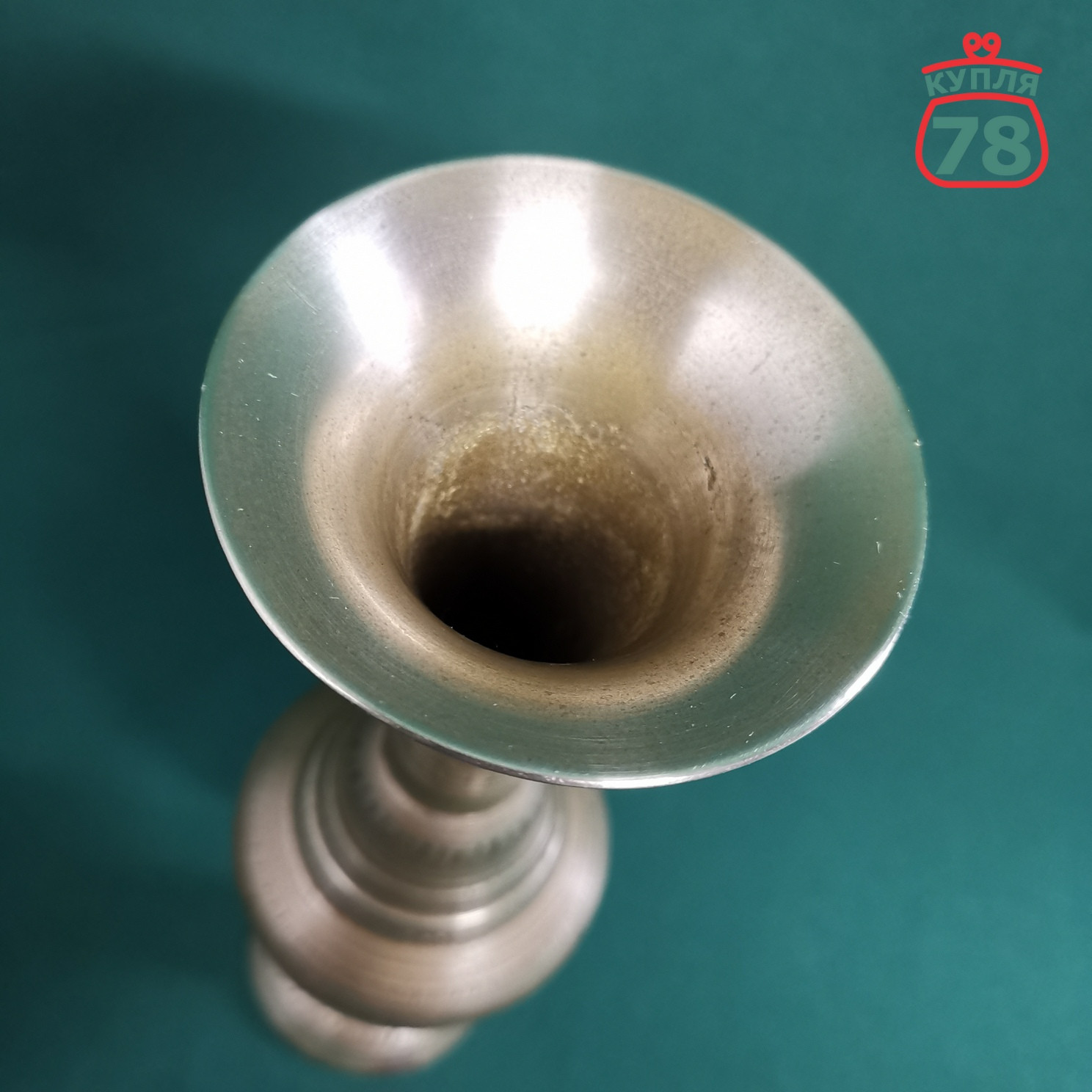 Ваза латунь Индия / 3167 — изображение 2