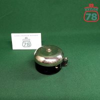 Звонок дверной СССР металлический никелированный / 3074