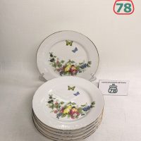 Тарелки винтаж JLMENAU ГДР 19 см 6 шт / 3190