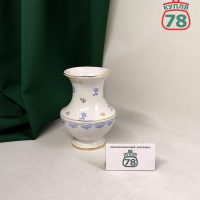 Ваза фарфор винтаж ЛФЗ голубые цветы / 3208