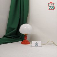 Лампа настольная винтаж СССР лофт белый плафон / 3226