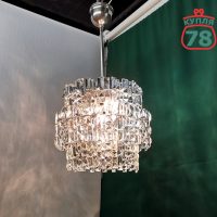 Люстра СССР Кристал Искра винтаж / 3258