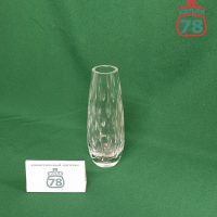 Ваза для цветов винтаж СССР полированное стекло / 3265