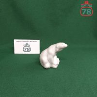 Статуэтка белый медведь СССР артель Прогресс / 3266