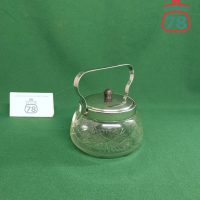 Сахарница СССР резное стекло / 3267