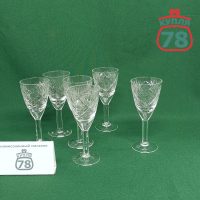 Рюмки хрусталь СССР комплект 6 шт / 3273