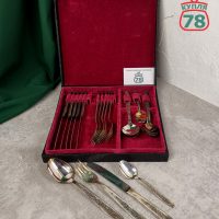 Набор столовых приборов мельхиор новый в коробке / 3307