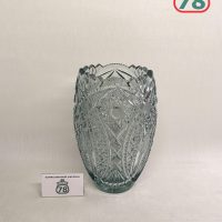 Ваза для цветов голубой хрусталь СССР / 3321