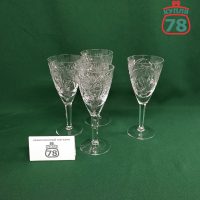 Бокалы фужеры хрусталь СССР 4 шт / 3328