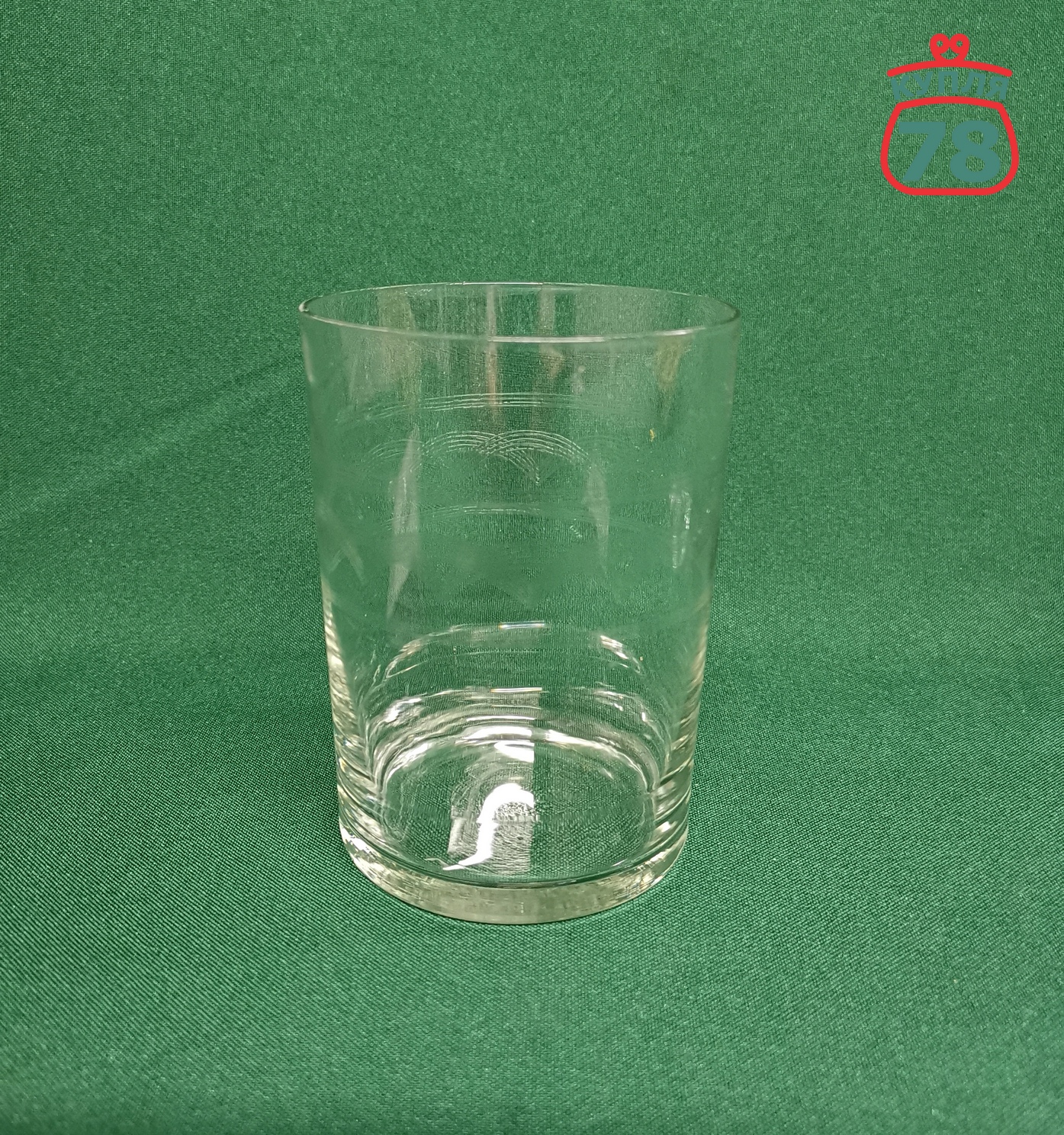 Стакан тонкое стекло СССР пантография / 3344 — изображение 3
