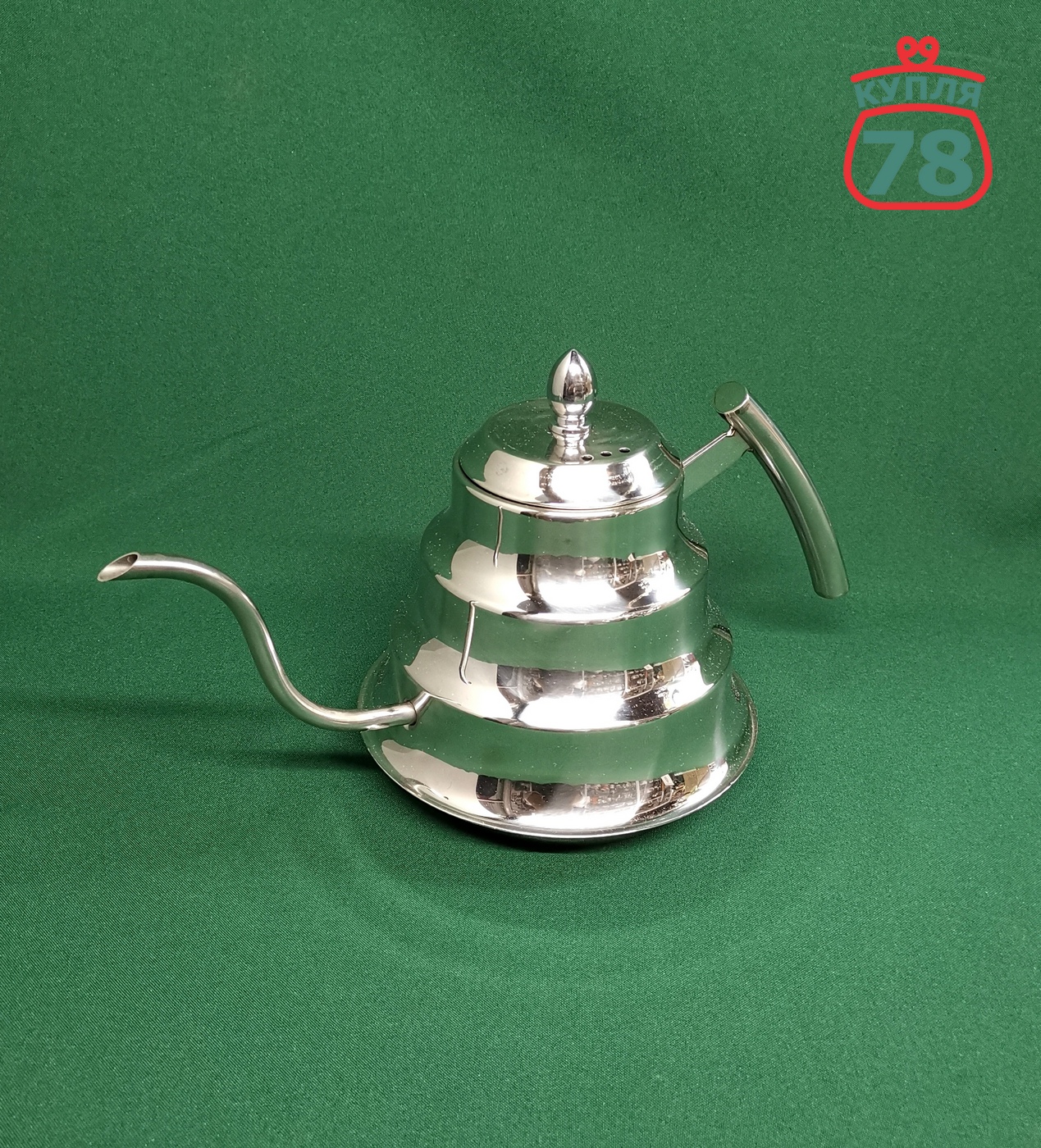 Чайник металлический заварочный с длинным носиком / 3346 — изображение 2