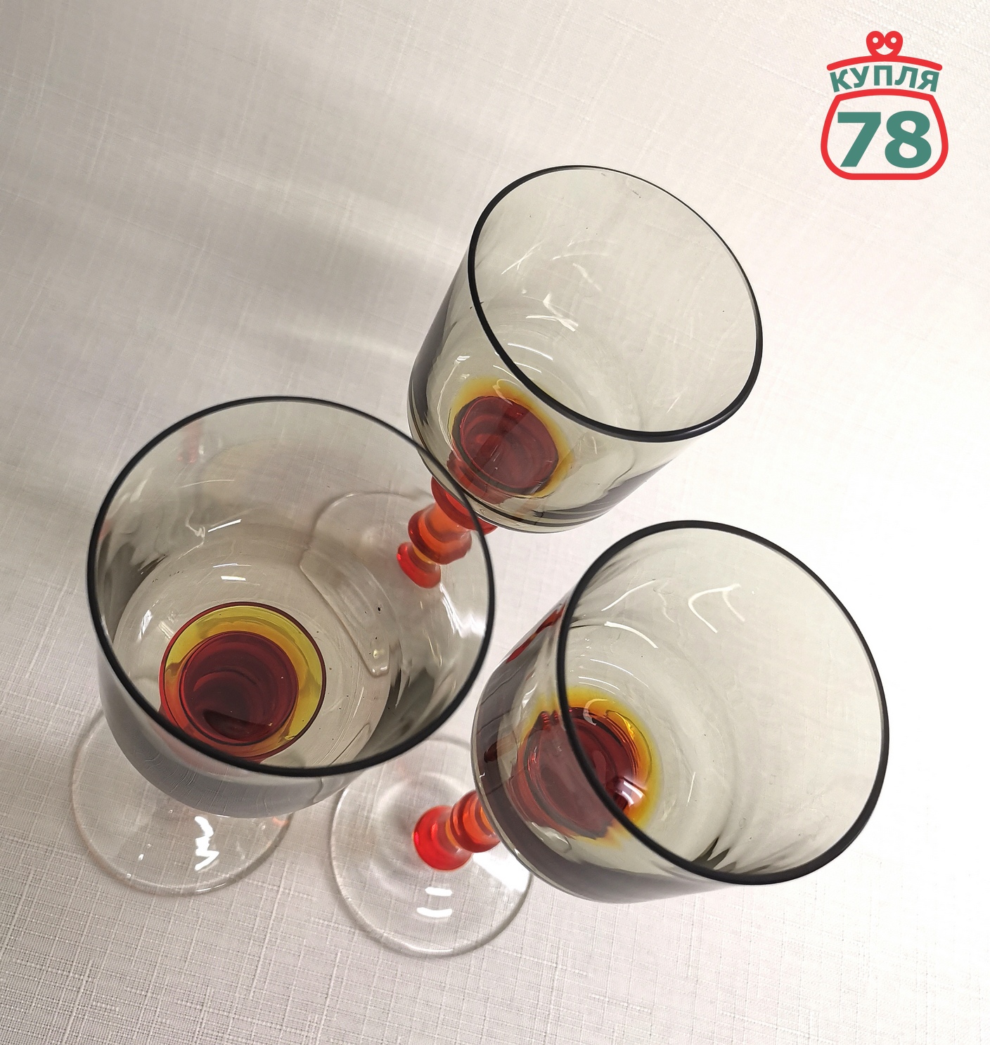 Бокал Мещерский цветок ГХЗ / 3349 — изображение 3