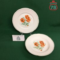 Тарелка винтаж СССР маки ранние советы / 3352