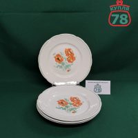 Тарелка винтаж СССР маки ранние советы / 3360