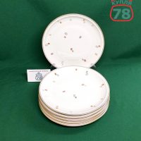 Тарелки фарфор ГДР винтаж Jlmenau 6 шт 24 см / 3364