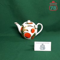 Чайник фарфор СССР Вербилки Золотые яблоки / 3367