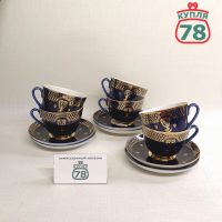 Чайная пара ЛФЗ "Королевский тюльпан" набор 6 шт / 3371